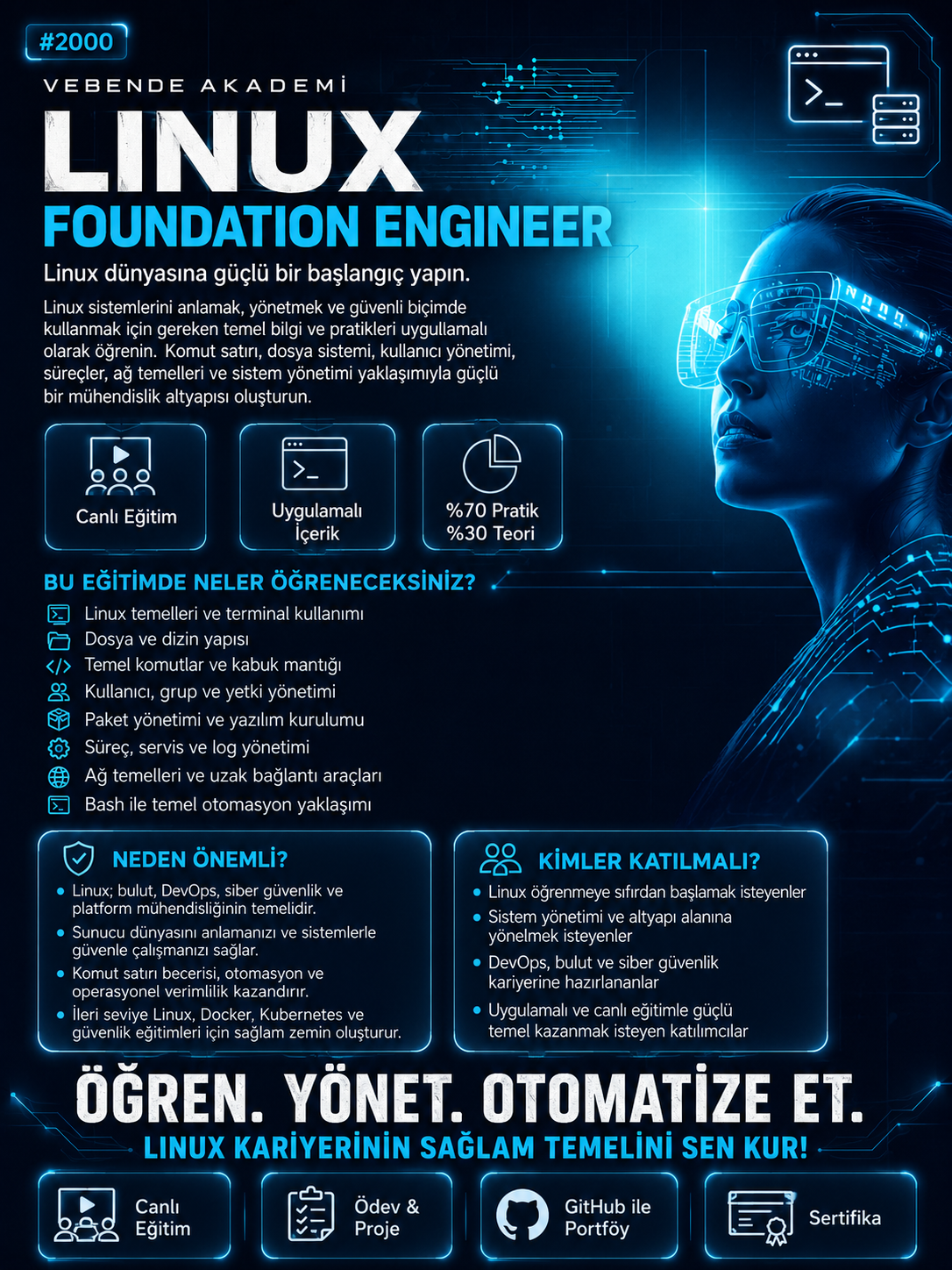 Linux Foundation Engineer Kampanya Afişi